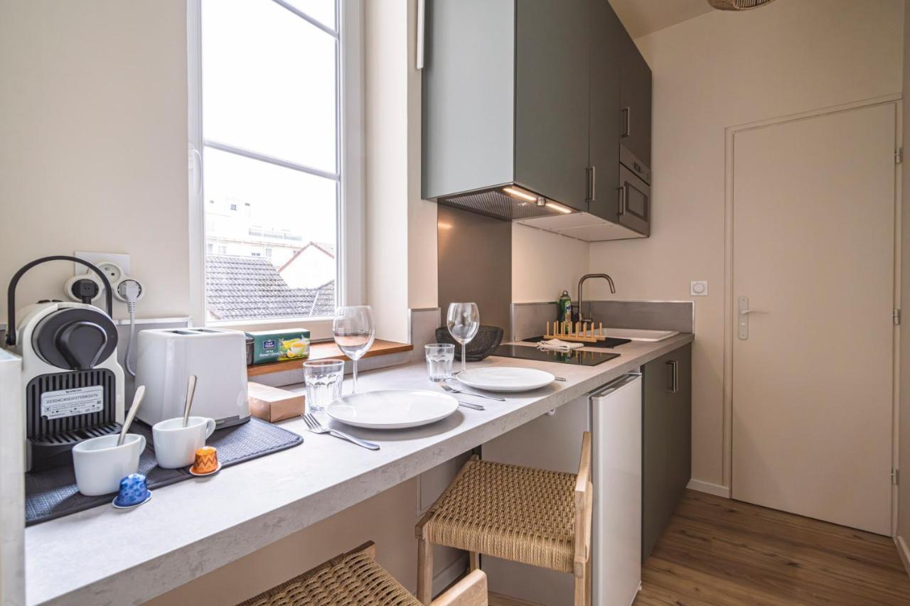 Le Serenite - Studio Cocon A Deux Pas De La Gare Reims Bagian luar foto